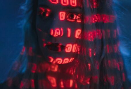 Ph.D. Program - Woman With Red Light On Face