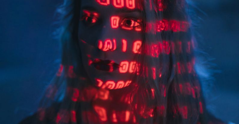 Ph.D. Program - Woman With Red Light On Face