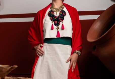 Regional Accreditation - Model in Traditional Folk Costume