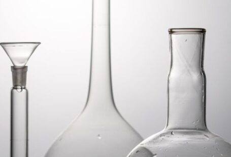 Standardized Tests - Glass Laboratory Vessels Filled with Water