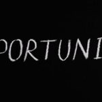 Job Opportunities - Opportunity Lettering Text on Black Background