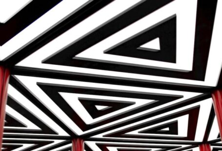 Spaced Repetition - Black and White triangle Pattern